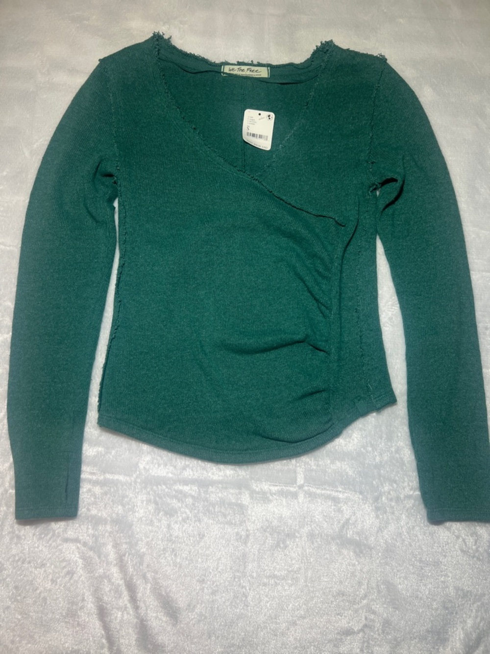 We The Free Everglade V-Neck Knit Top
